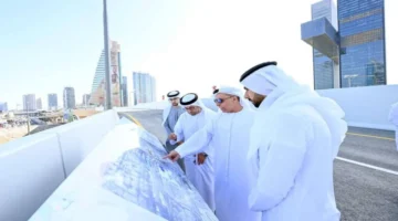 افتتاح جسر بطول 1 كلم يربط شارع الشيخ زايد بالشيخ خليفة بن زايد